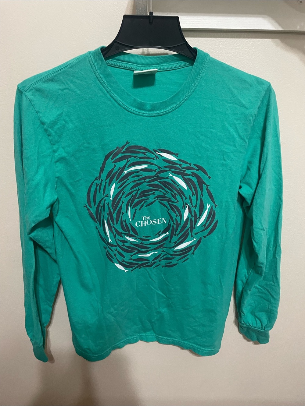 The Chosen “Against The Current” Teal Long Sleeve T-Shirt